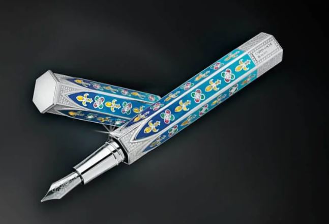 Most expensive pen: caran d’ache gothica pen -$406,450