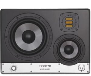 most expensive speaker: SC3070 3-Way, 7" Active Nearfield/Midfield -$1,519.20