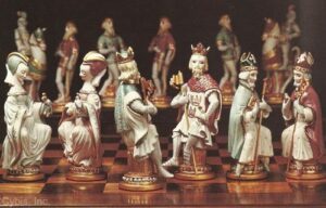 most expensive chess set: The Cybis Chessmen -$49,900