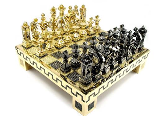 Most expensive chess set: royal diamond chess set -$500,000