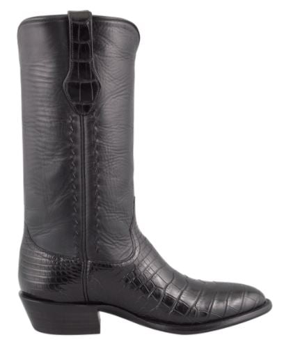 Most expensive cowboy boots: stallion black american alligator cowboy boots -$3,000